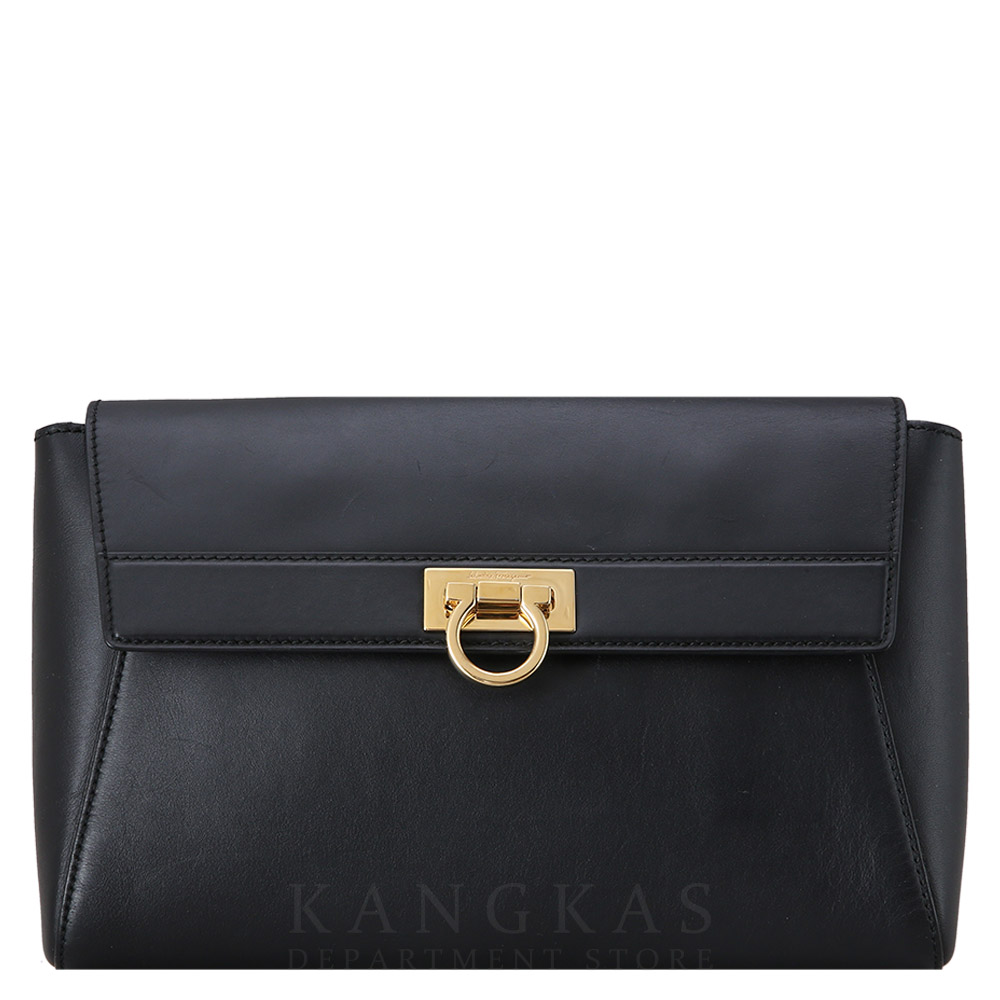 FERRAGAMO(USED)페레가모 간치니 버클 플랩 숄더백